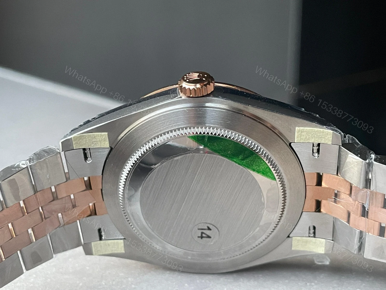 View 10 of VSF Factory 1:1 Rolex Datejust 41mm 126331 904L RG/SS Fltued Bezel Pattern Motif Grey Dial Stick VS3235