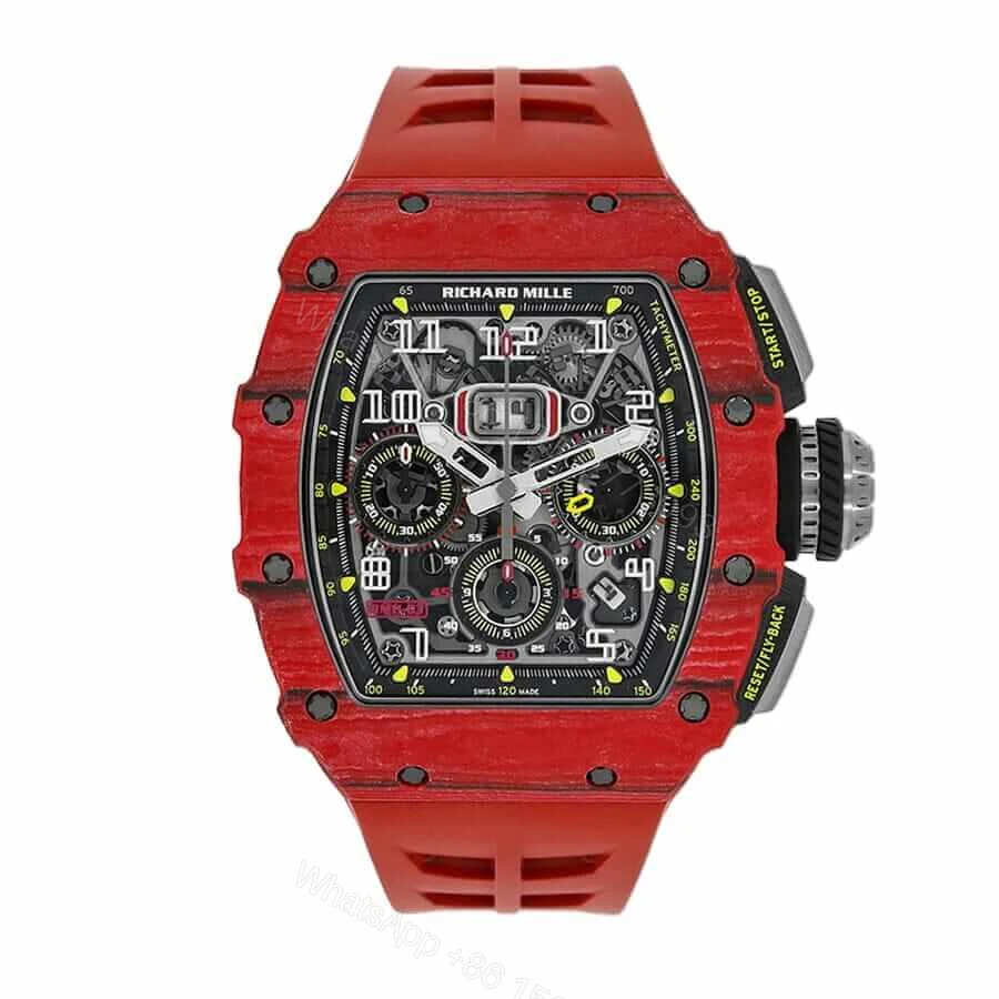 Richard Mille RM 11-03 Super Clone : Red Titanium Flyback Chronograph — view 1