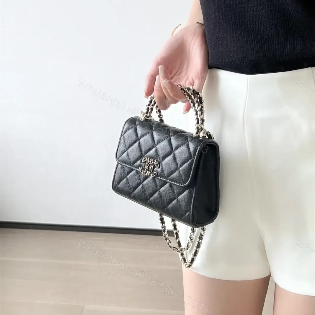 View 22 of 高仿Chanel*23P系列AP3237豎版Kelly手袋黑色免檢版