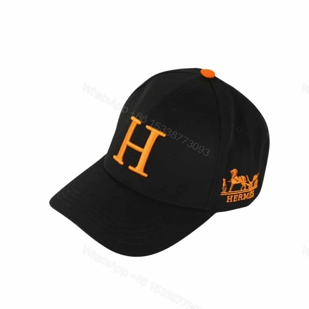 Hermes New Carriage Baseball Cap Black — view 1