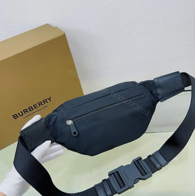 View 9 of Navy Burberry Belt Bag: Compact Luxury Utility Bag