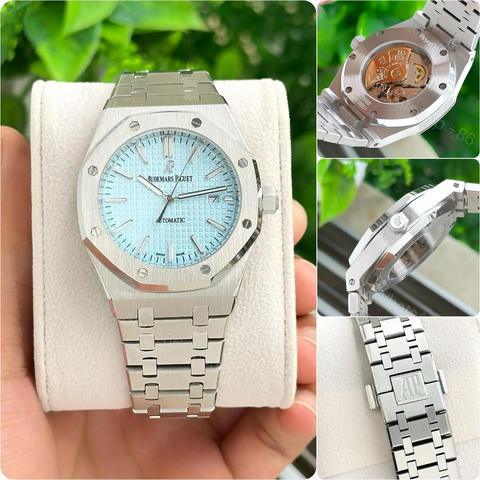 View 4 of Audemars Piguet Royal Oak Automatic Tiffany Blue