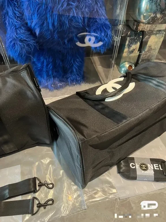 View 6 of Lightweight Chanel-Style Duffel: Luxe Travel Carryall