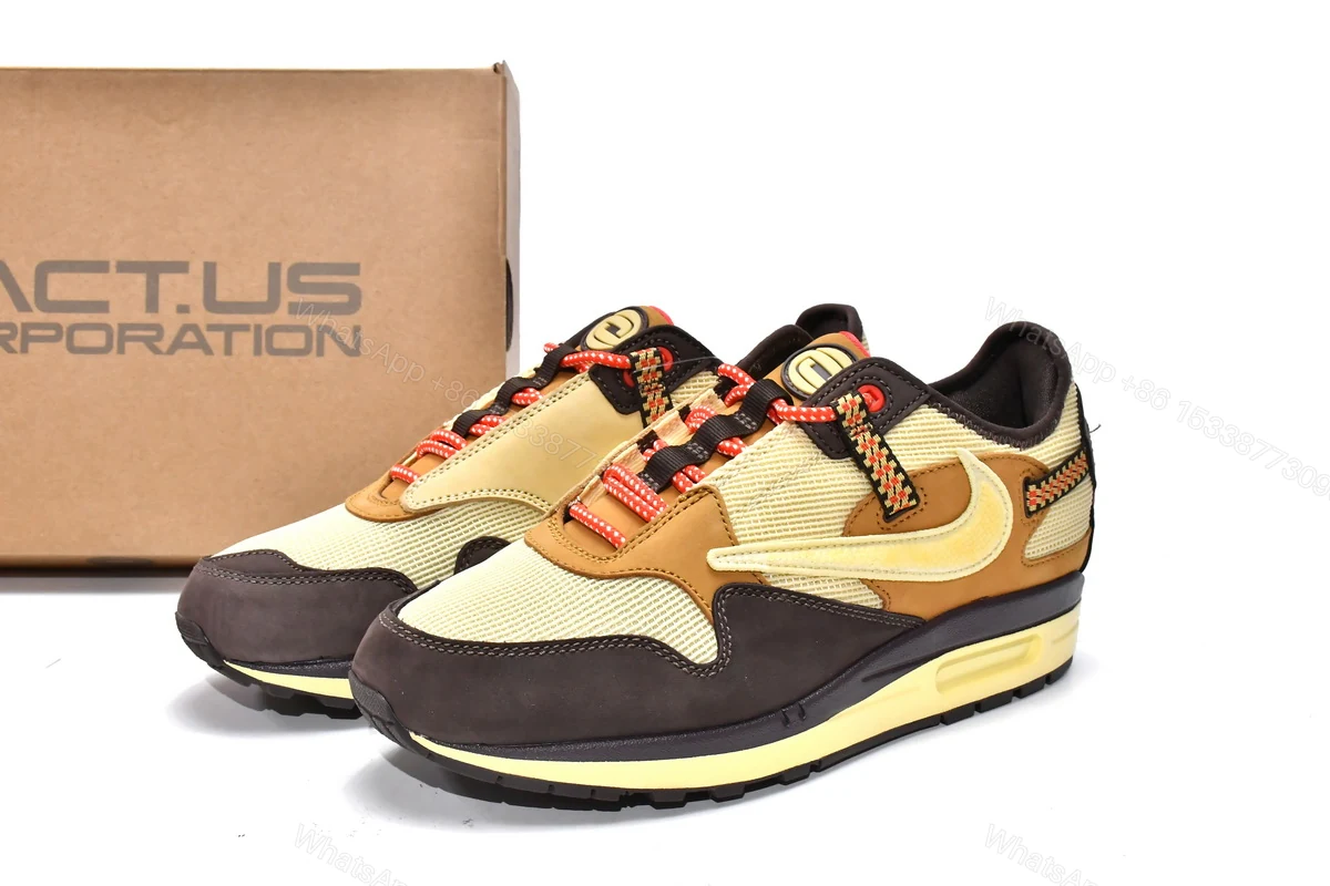Travis Scott x CACT.US CORP x Nike Air Max 1 Baroque Brown DO9392-200 — view 2