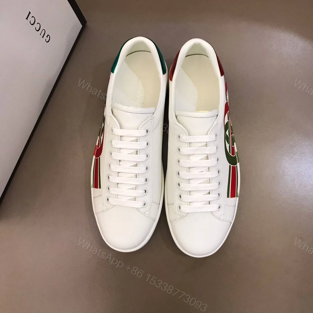 View 3 of GUCCI MEN’S ACE SNEAKER WITH INTERLOCKING G – GC8
