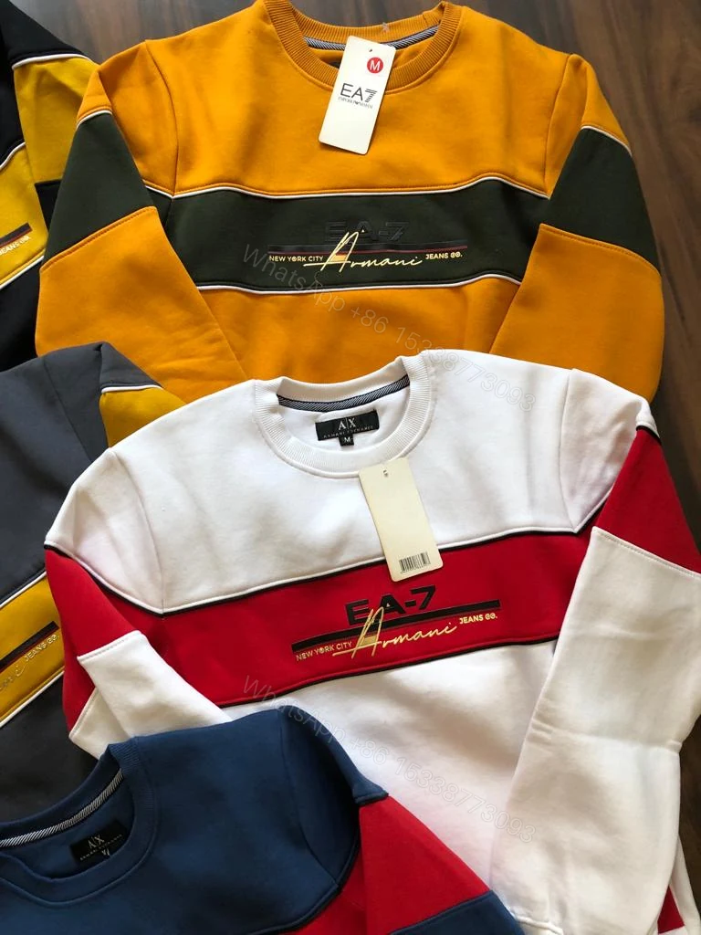View 9 of First Copy Armani Premium Quality Round Neck Sweatshirt