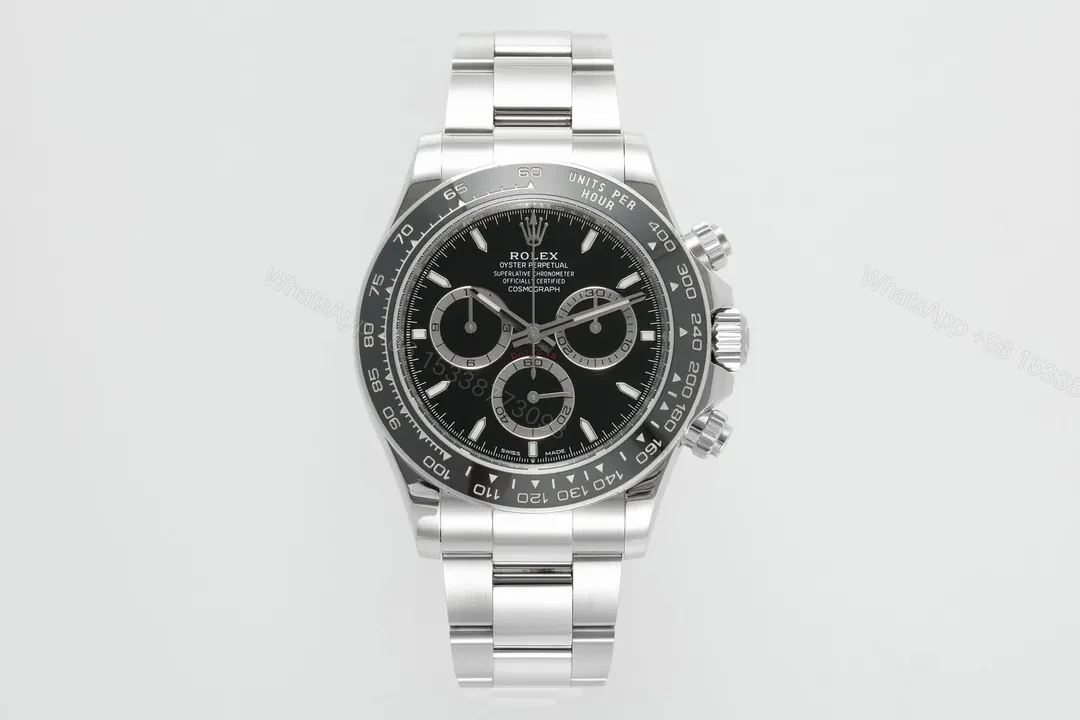 BT Factory Clean Factory ZF Rolex Daytona Black Dial Steel Watch — view 1