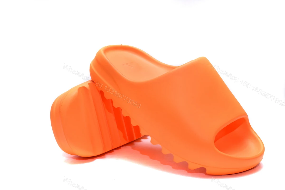 View 3 of adidas Yeezy Slide Enflame Orange GZ0953