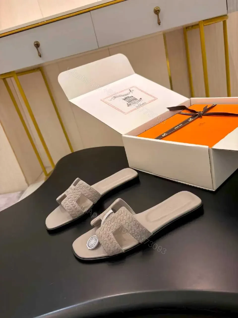 View 2 of Elegant Patterned Slip-Ons with Cushioned Comfort Shoes
