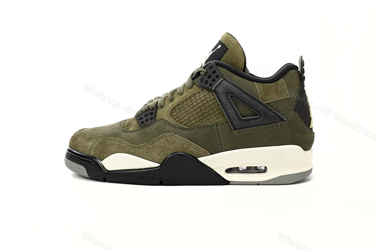 View 8 of Air Jordan 4 Retro Craft Medium Olive FB9927-200