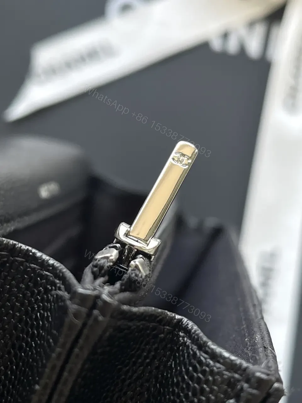 View 7 of Black Quilted Leather Mini Bag - Chain Handle, Compact Luxury