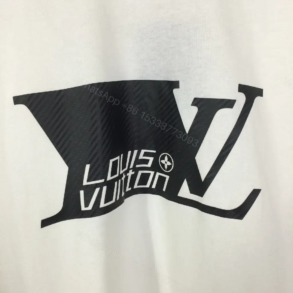 View 8 of White Graphic Luxe Tee: Premium Cotton Crewneck Short Sleeve