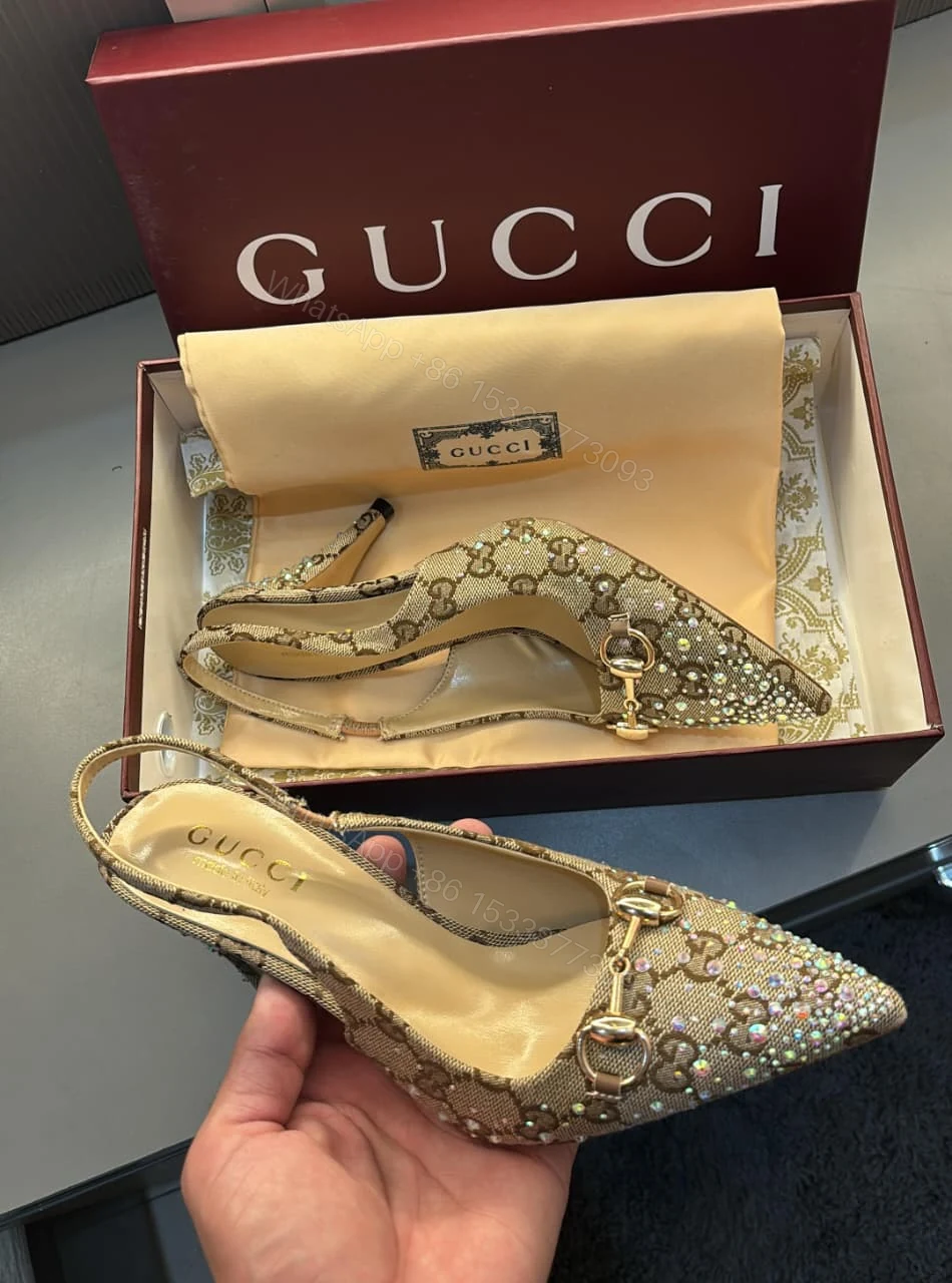 View 2 of FIRST COPY Gucci diamond Heels