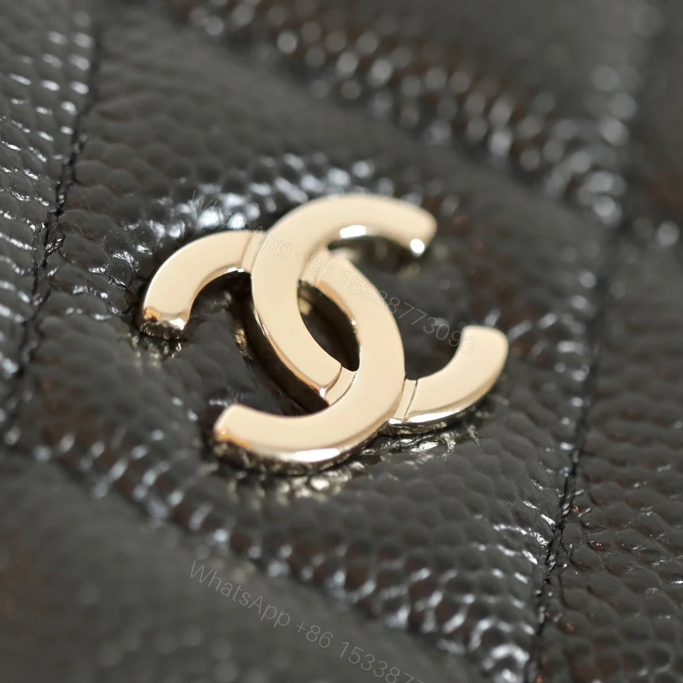View 16 of 高仿Chanel*25C系列AS4386顆粒面小牛皮飯盒包黑色免檢版