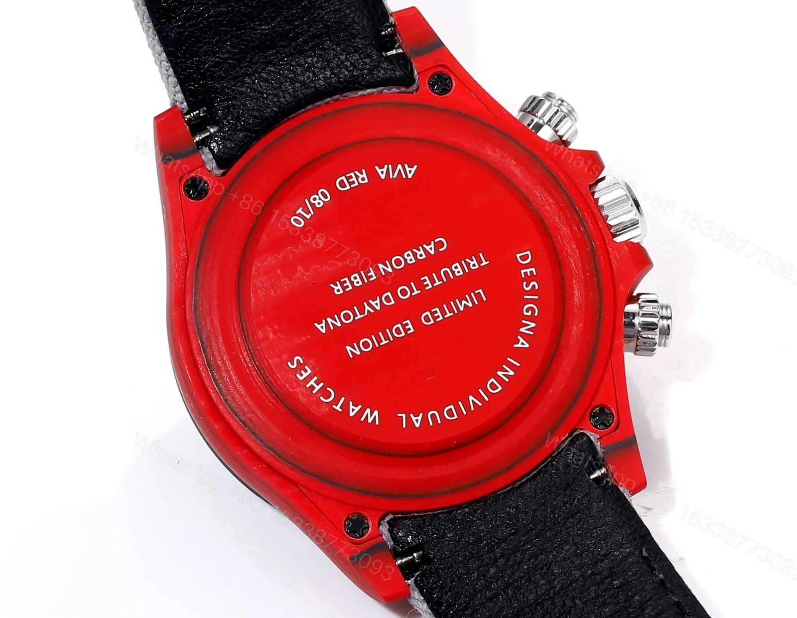 View 6 of BL Factory Clean Factory TW Rolex Daytona Carbon Fiber Red Watch