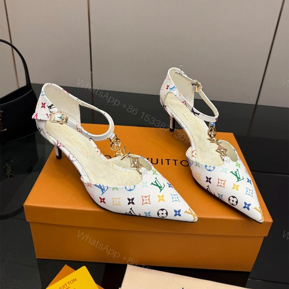 View 2 of LV x TM Ankle Strap Pumps