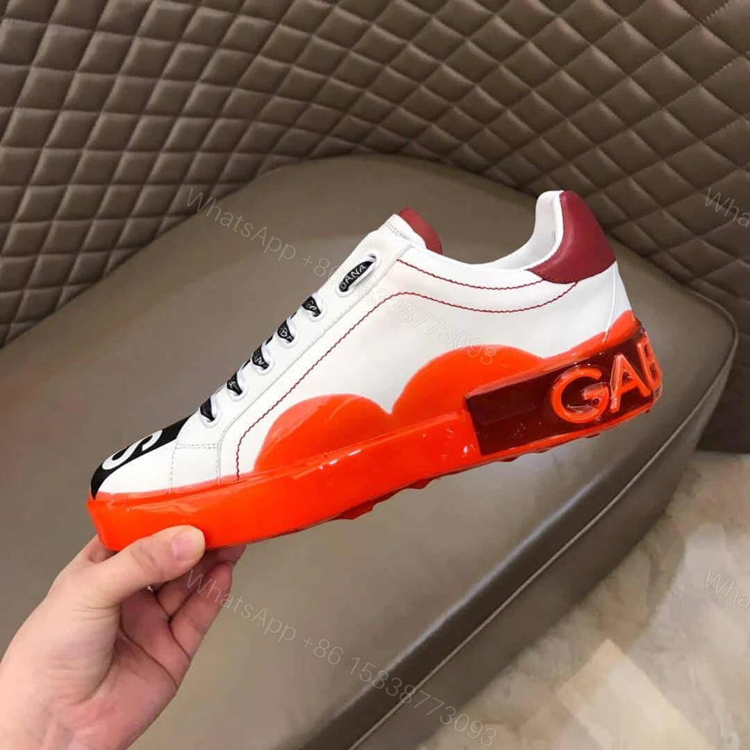 View 6 of DOLCE & GABBANA PORTOFINO MELT SNEAKERS IN PRINTED NAPPA CALFSKIN – DG16