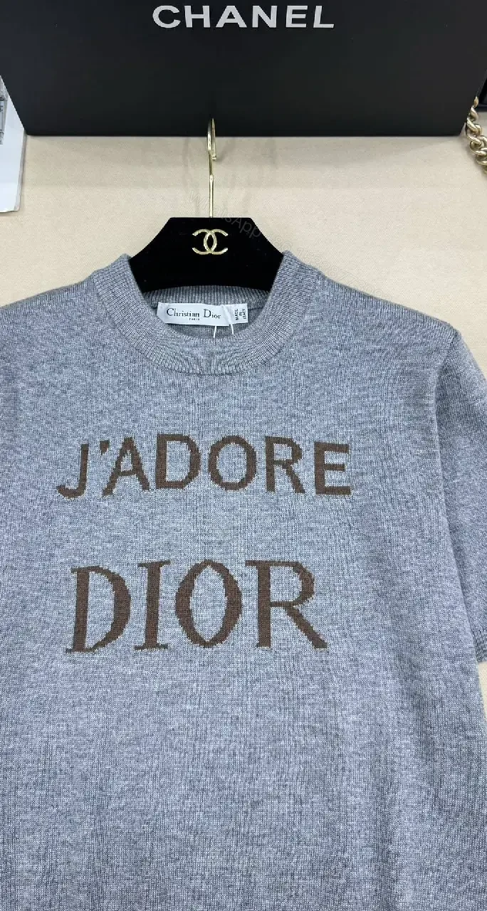 View 4 of Bold Knit Pullover + J’ADORE DIOR Typography Knitwear