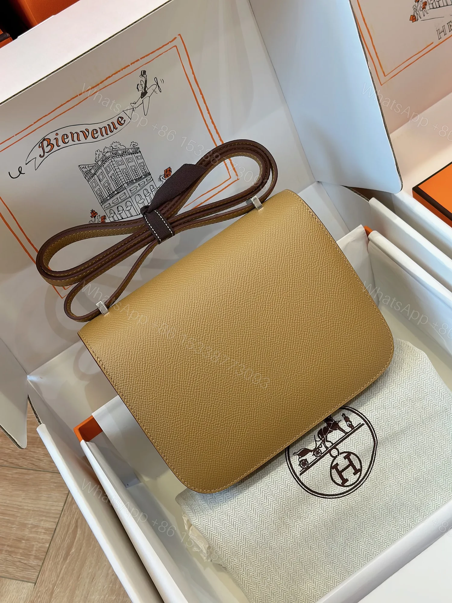 View 8 of HN 19 Brown Epson Leather Palladium Hardware