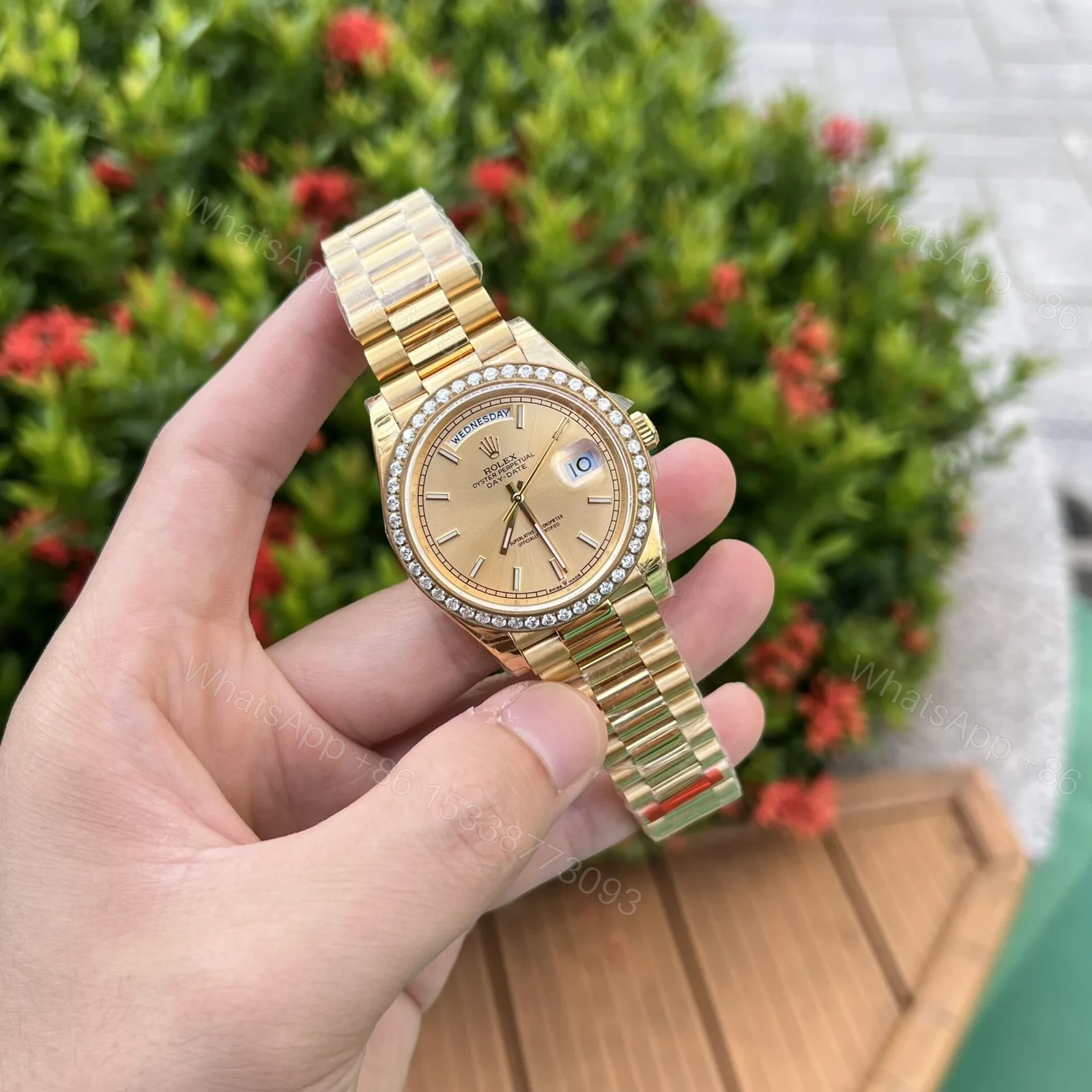 View 4 of Superclone Rolex Day-Date Champagne Dial 228348rbr-0008 40 mm