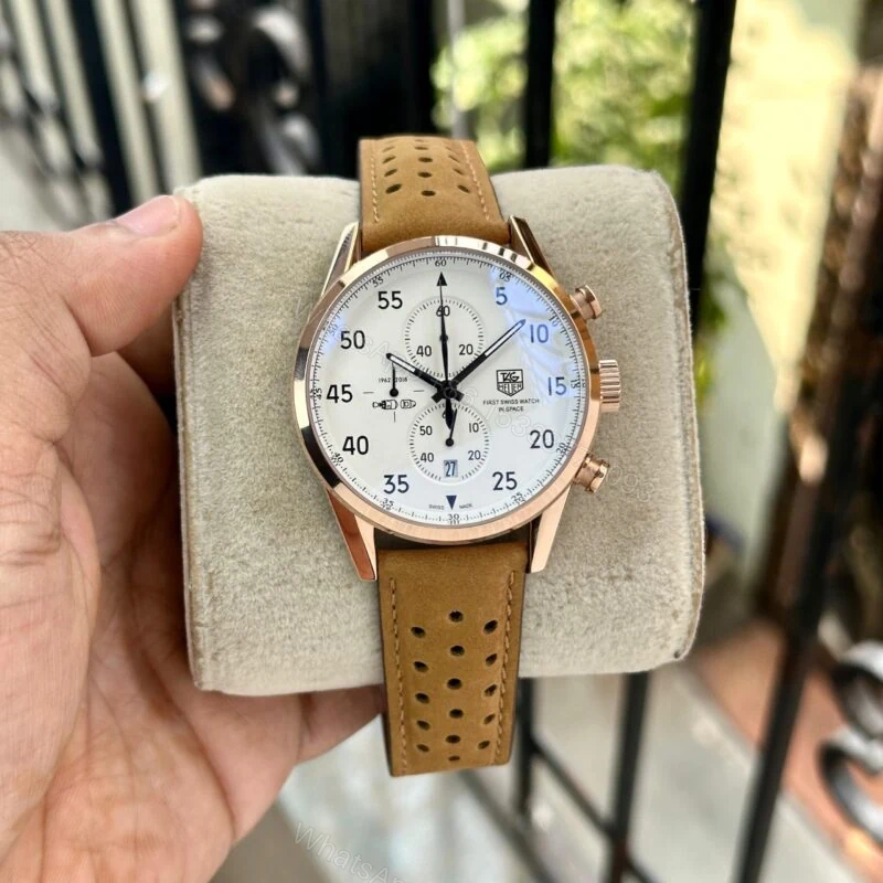 Tag Heuer Space 1887 White Dial Chronograph Quartz 40mm — view 1