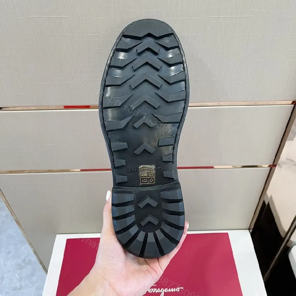 View 8 of Textured Leather Penny Loafers: Cushioned Sole, Classic Comfort