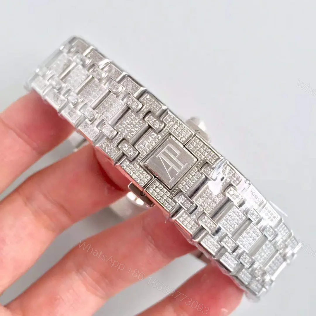 View 4 of Replica AP Royal Oak Full Diamond