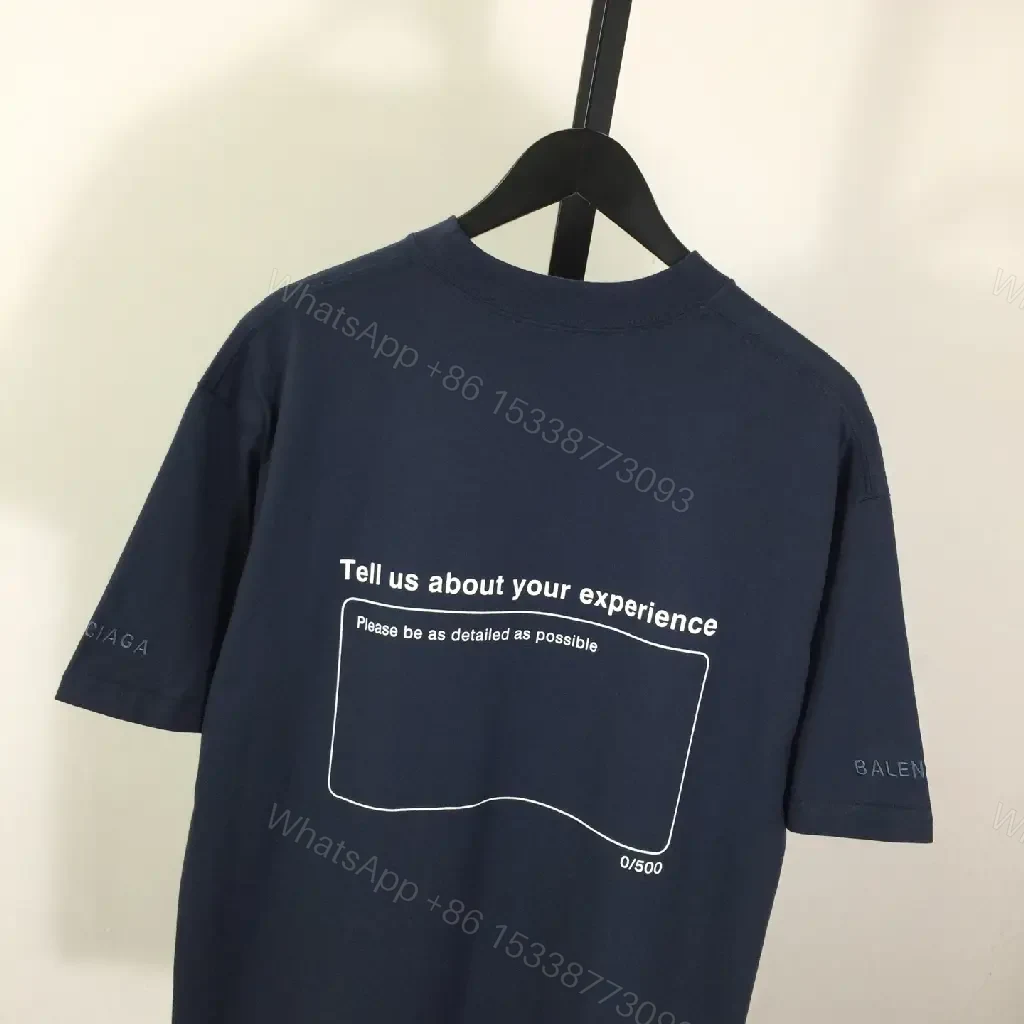 View 2 of Minimalist Star Tee: Luxe Comfort, Subtle Branding, Navy