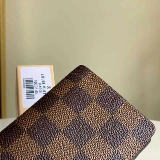 View 3 of Louis Vuitton Pocket Organizer Coated Canvas Calf Leather Lining N63145 – RRG044
