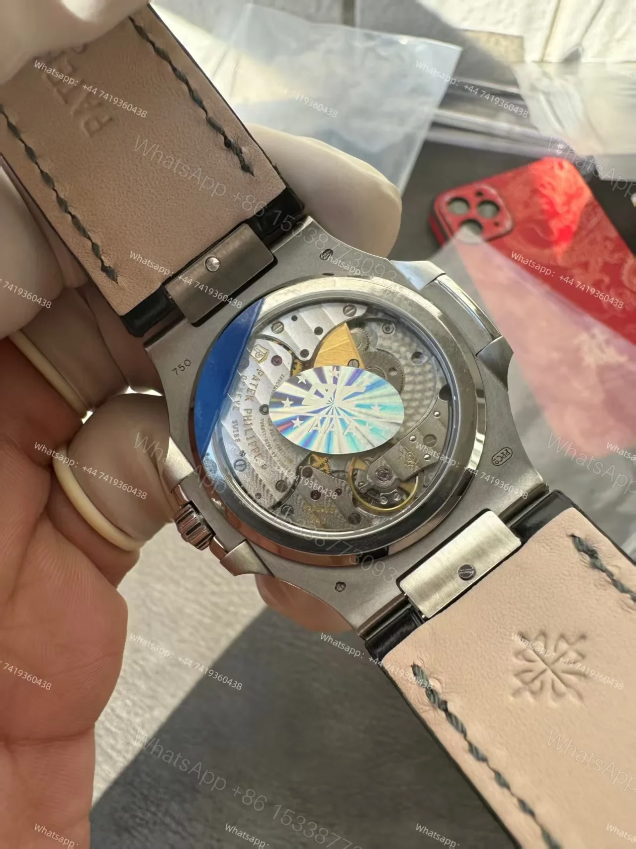 View 17 of Patek Philippe Super Clone Nautilus 5712G-001 Grey Dial Moon Phase 40MM