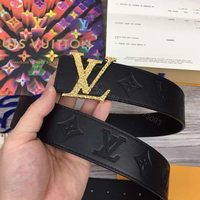 LOUIS VUITTON DIAMOND 40MM REVERSIBLE BELT – B172 — view 1