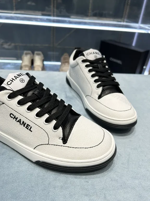 View 3 of Chanel-Inspired Low-Top Sneaker: Premium Craftsmanship