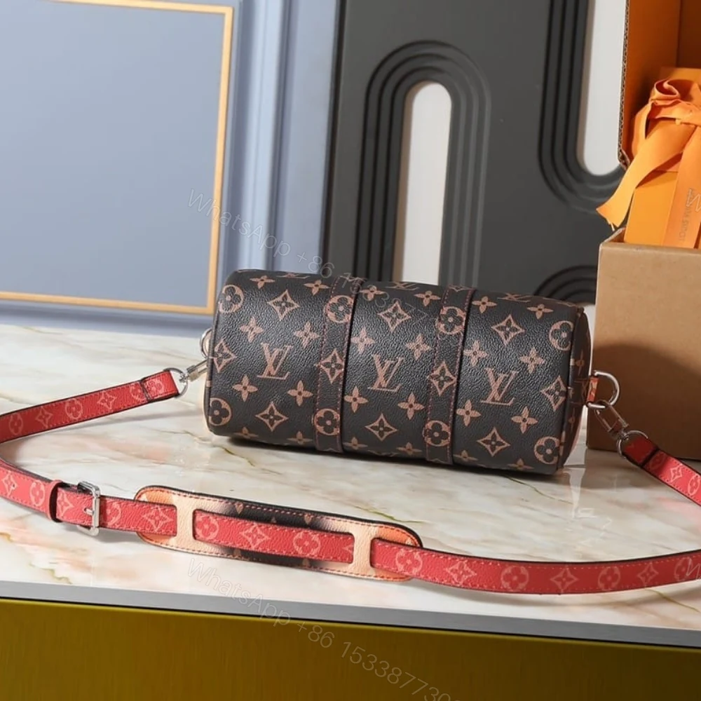 View 4 of Louis Vuitton Keepall Bandoulière 25 Orange 25Cm M28074