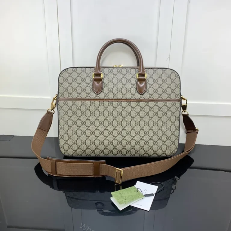 View 8 of Chic Monogram Briefcase â€” Signature Canvas, Leather, Luxe Function
