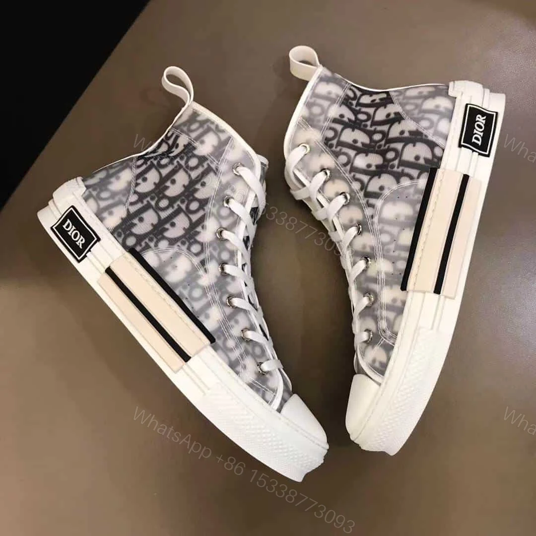 View 4 of DIOR “B23” HIGH-TOP DIOR OBLIQUE SNEAKER – CD14