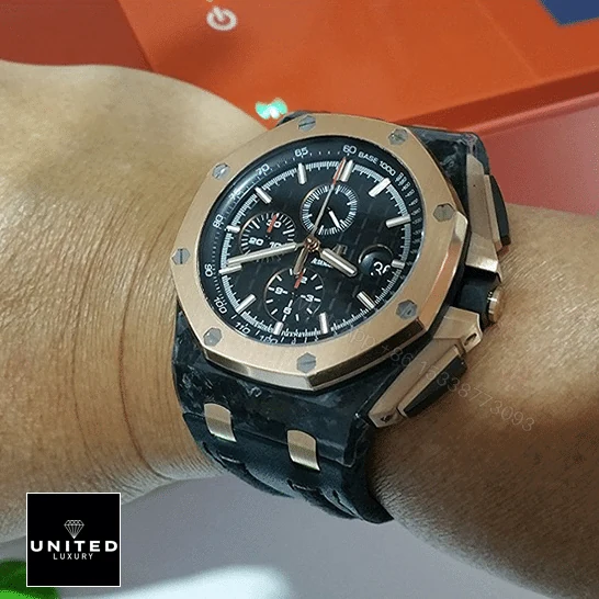 View 11 of Audemars Piguet Royal Oak Offshore 26406FR.00.002CA.01 Replica
