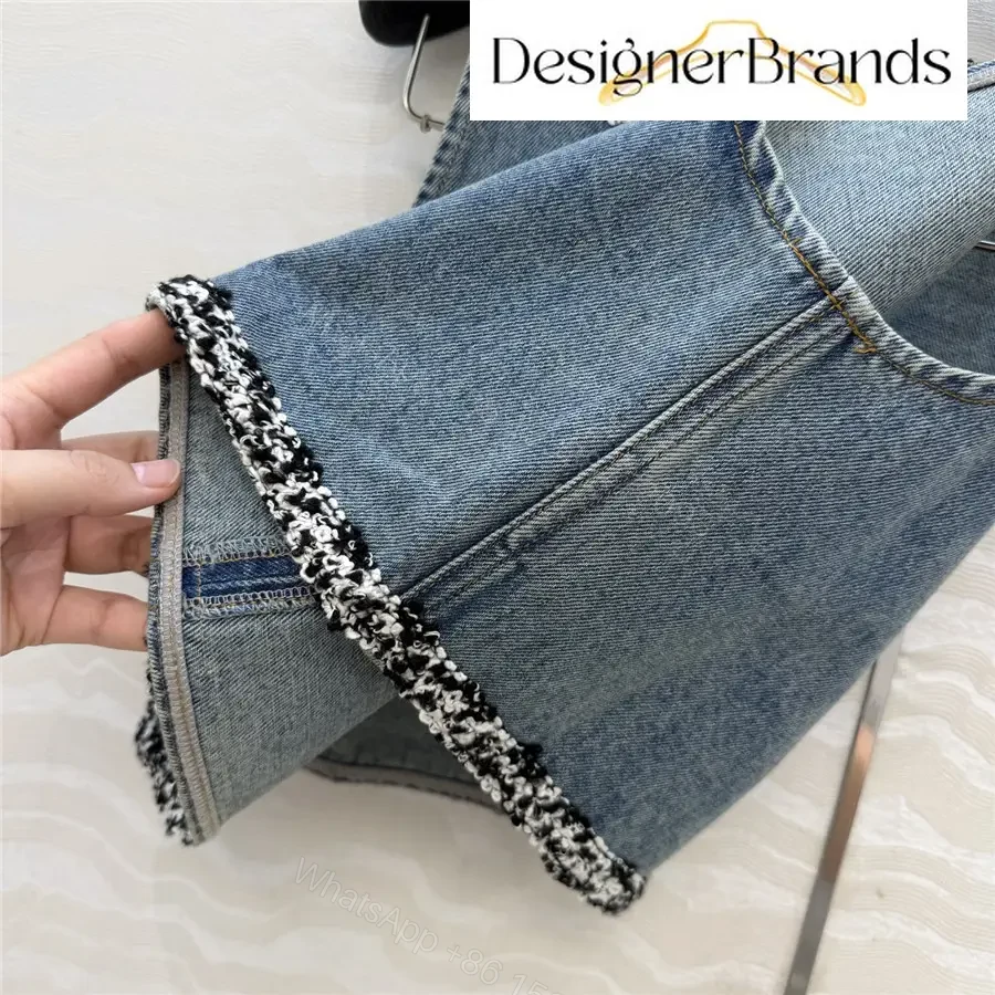 View 7 of Chanel Blue-Gray Sleeveless Denim Vest