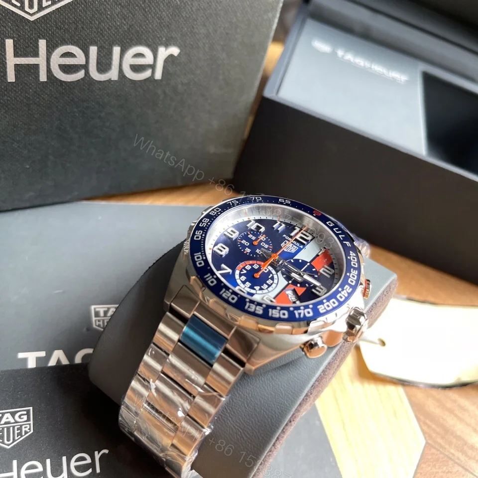 View 8 of TAG Heuer Formula 1 Chronograph Quartz 43 Stainless Steel CalfAlcantara CAZ101N.FC8243