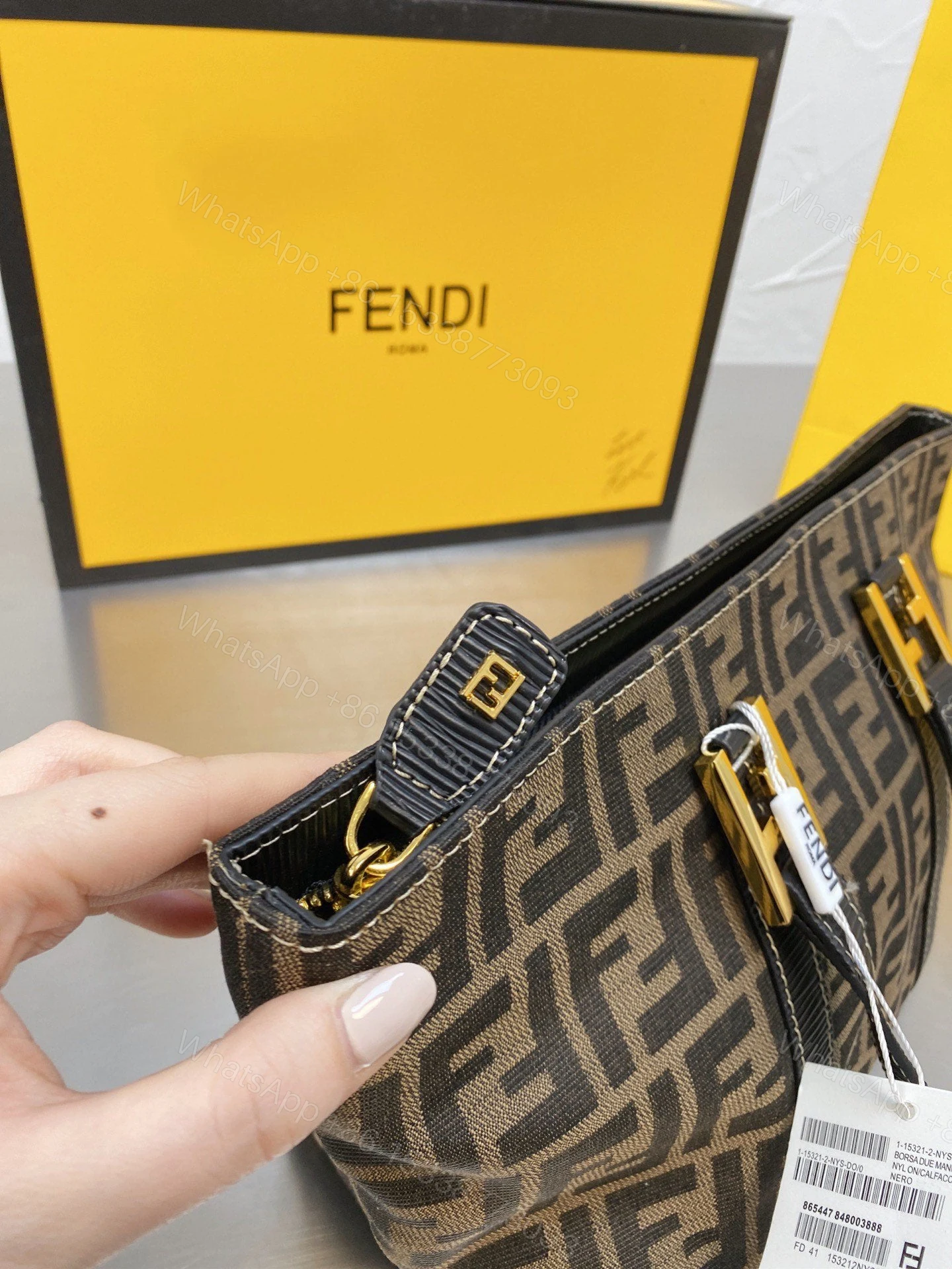 View 2 of Fendi Sunshine Large Shopper Bag