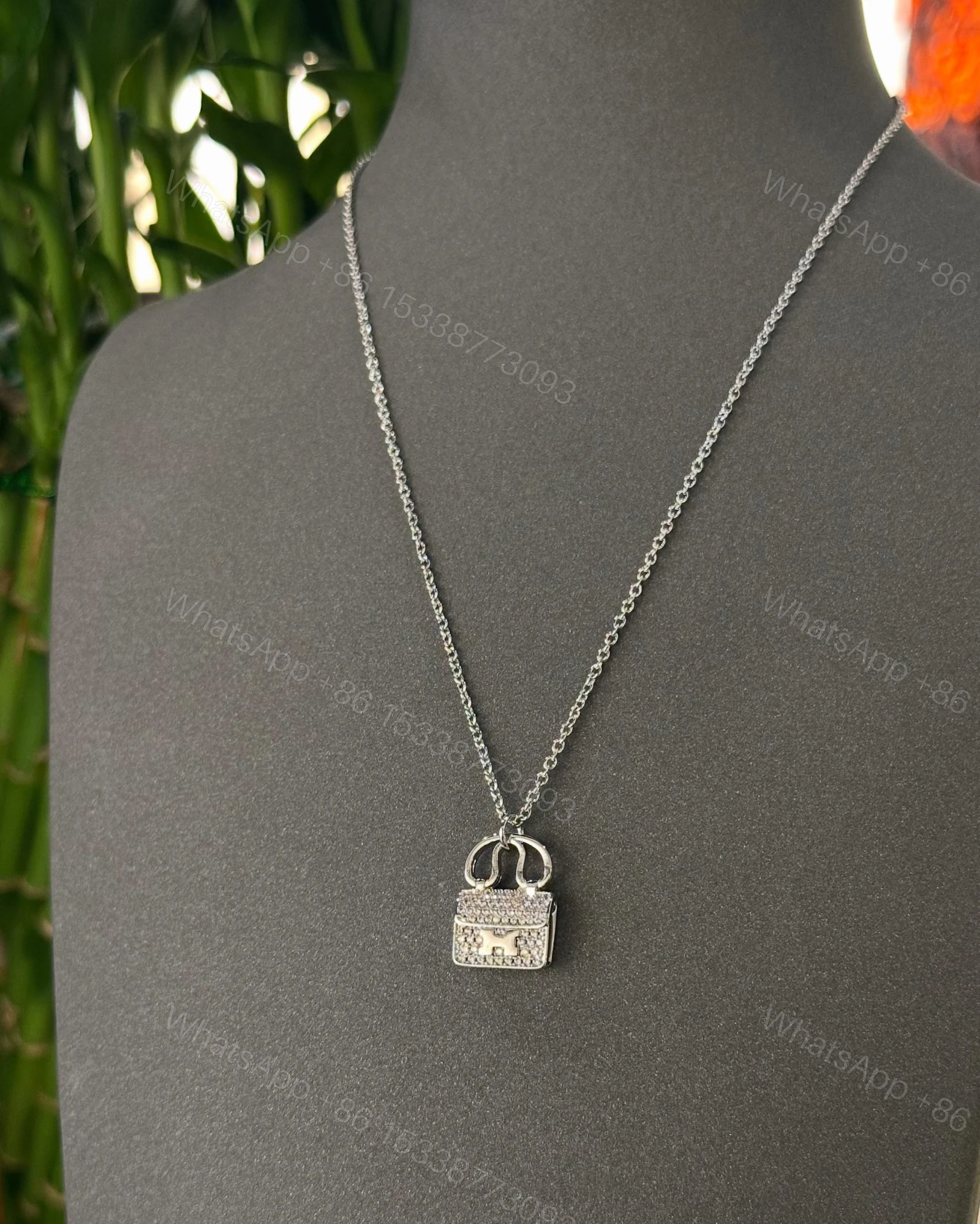 Hermes Constance Pendant Necklace Replica — view 1