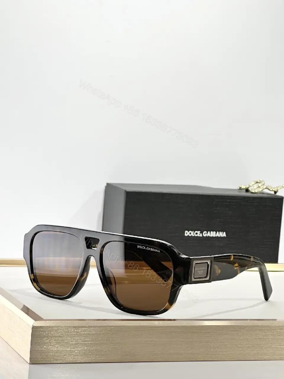 View 3 of Bold Acetate Sunglasses: Large-Frame Luxury UV Protection