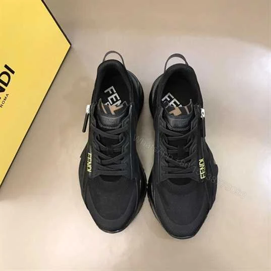 View 4 of FENDI CHUNKY LACE-UP TRAINERS – FD24