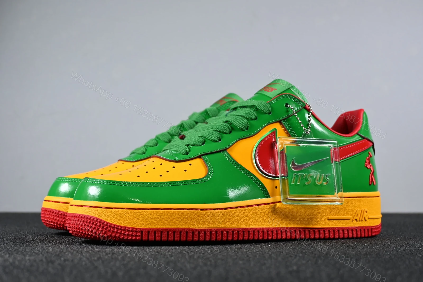 View 8 of Nike Air Force 1 Low Lil Yachty Concrete Boys Lucky Green