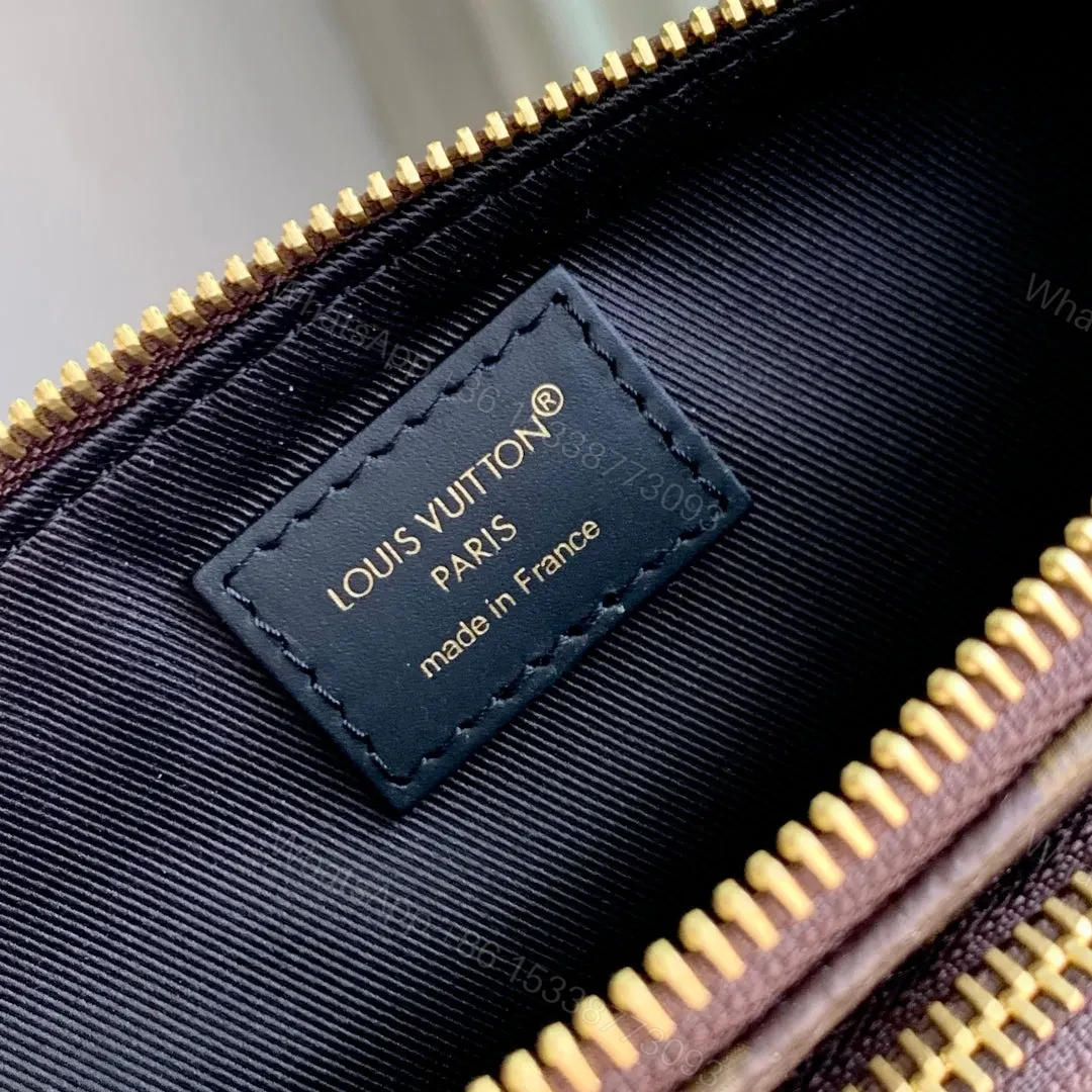 View 8 of LV KEEPIT BUMBAG 29 IN BROWN DAMIER AZUR COATED MONOGRAM CANVAS