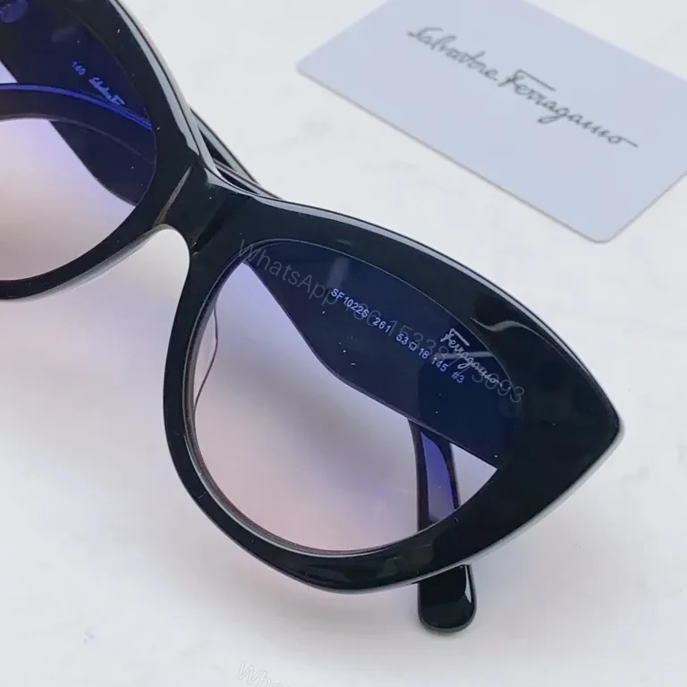 View 7 of Emerald Green Cat-Eye Sunglasses â€“ Luxury Acetate, UV400 Protection