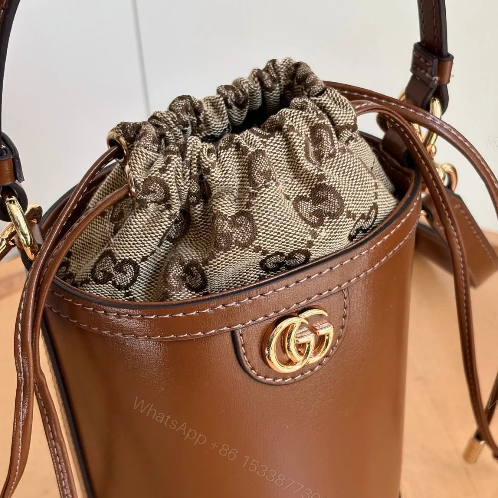 View 4 of Gucci Ophidia Mini Bucket Bag Brown 20Cm 760201