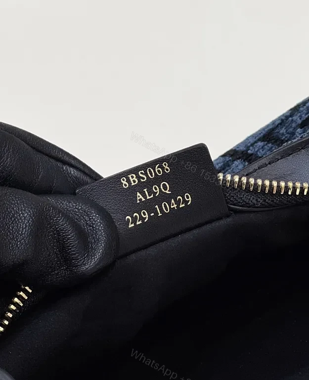 View 5 of Distinct Monogram Canvas Shoulder Bag with Signature Hardware