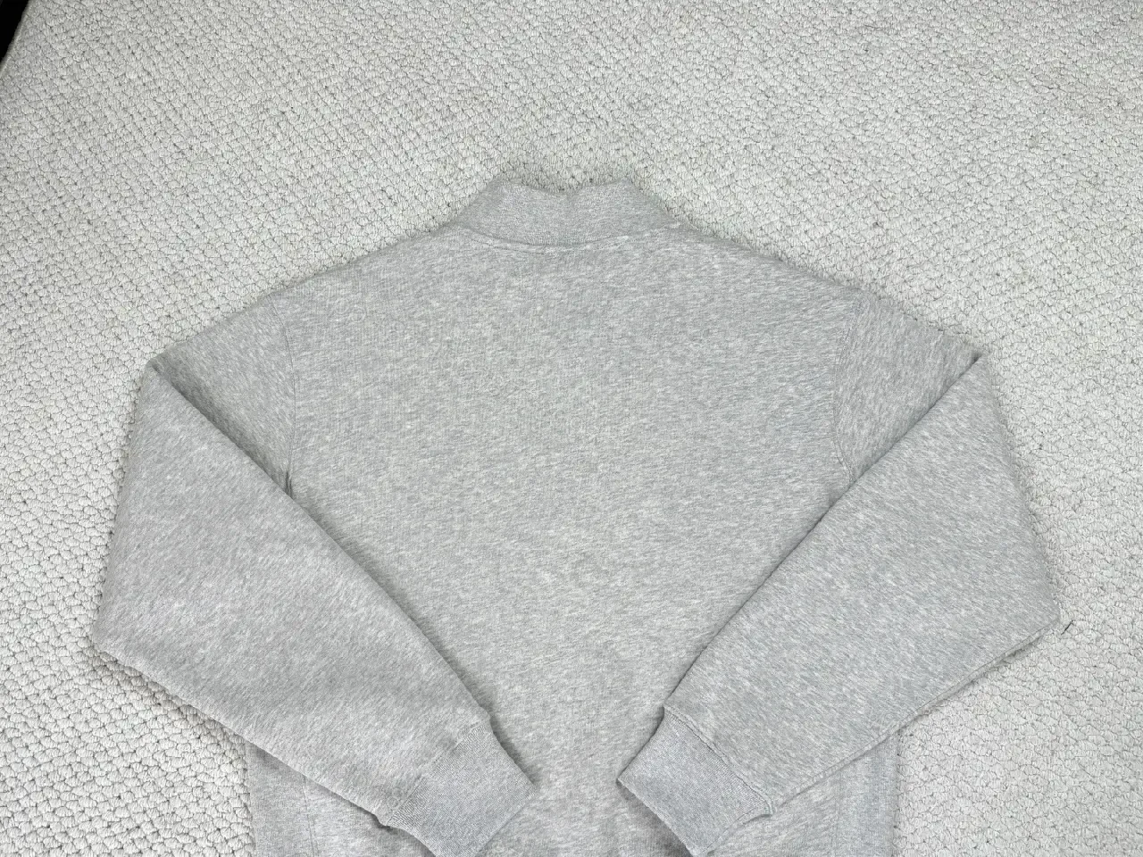 View 2 of Cozy Fleece Zip Pullover: Minimalist Luxury, Gray, Unisex