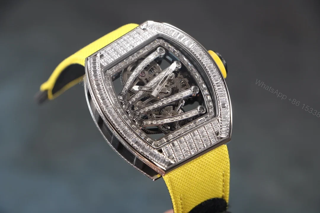 View 2 of Richard Mille RM59-01 T-Diamond Lizard Tourbillon Carbon Fiber Sport Yellow Strap Edition RM59-01-T-DIAMOND-LIZARD-TOURBILLON -01