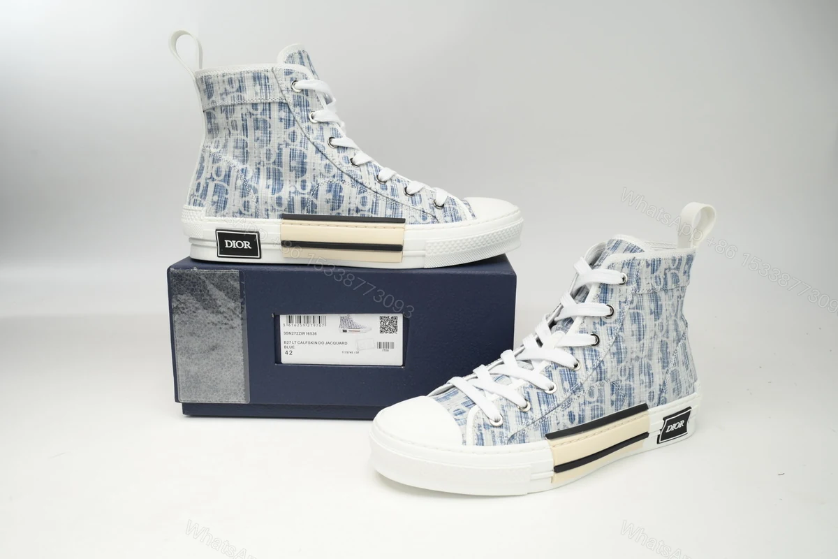View 2 of Dior B23 HT Oblique Transparency Electric Embroidered Benim